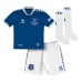 Everton Ashley Young #18 Replika Babykläder Hemma matchkläder barn 2023-24 Korta ärmar (+ Korta byxor)